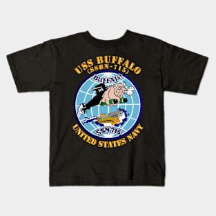 USS Buffalo  (SSBN 715) Kids T-Shirt